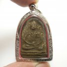 LP BOON LORD BUDDHA SAMADHI UNDER BO TREE THAI MAGIC YANT AMULET LUCKY PENDANT