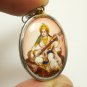 MAA SARASWATI DEVI OF BRAHMA BLESSED WISDOM LUCKY SUCCESS HEALING GODDESS LOCKET