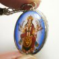 DURGA KALI KALIKA UMA DEVI GODDESS SHAKTI HINDU BLESS OM LOCKET PENDANT NECKLACE