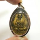 LP MOOM BLESSED 1974 SRISAKET 89 BIRTHDAY COIN BUDDHA LUCKY RICH PENDANT AMULET
