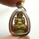 GUMAN KUMAN THONG BLESS 1980s THAI MAGIC AMULET LUCKY MONEY WIN GAMBLE PENDANT
