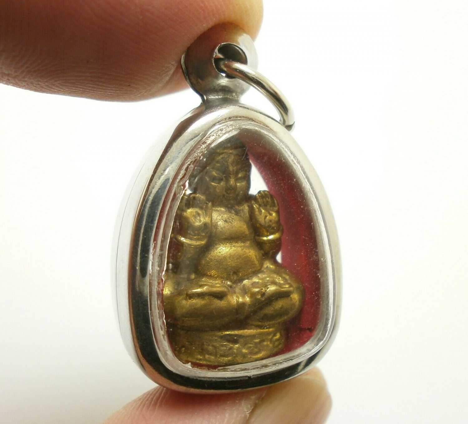 GUMAN KUMAN THONG BLESS 1980s THAI MAGIC AMULET LUCKY MONEY WIN GAMBLE ...