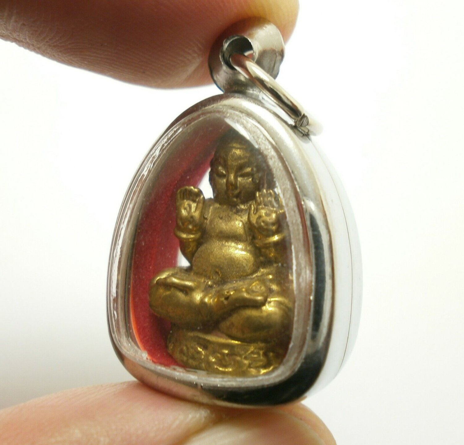 GUMAN KUMAN THONG BLESS 1980s THAI MAGIC AMULET LUCKY MONEY WIN GAMBLE ...