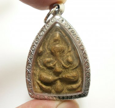 LP BOON PIDTA BUDDHA MIRACLE LOTUS THAI STRONG PROTECTION AMULET SUCCESS PENDANT