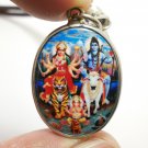 LORD SHIVA MAA UMA PARVATI GANESHA GOD FAMILY BLESSED OM PENDANT GANESH NECKLACE