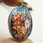 LORD SHIVA MAA UMA PARVATI GANESHA GOD FAMILY BLESSED OM PENDANT GANESH NECKLACE