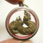 PHAYA NAGA LOCKET NAK SNAKE BRASS PENDANT THAI CRAFT BLESSED AMULET LUCKY CHARM
