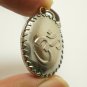 LORD VISHNU PRESERVER GOD WITH LAKSHMI LAXMI DEVI HINDU MIRACLE AMULET NECKLACE