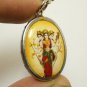 TRIDEVI Laxmi Saraswati Parvati Shakti Hindu Goddess Amulet Om Pendant Necklace