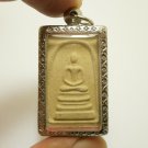 PHRA SOMDEJ WAT RAKANG BLESSED 1995 THAI BUDDHA REAL AMULET WIN SUCCESS PENDANT