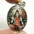 LORD SHIVA & GANESHA GOD BLESSED OM MAHADEV PENDANT SIVA GANESH LOCKET NECKLACE