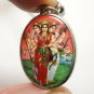 TRIDEVI Laxmi Saraswati Parvati Shakti Hindu Goddess TRISHAKTI Amulet Om Pendant