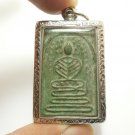 GREEN PHRA SOMDEJ GANGPLA IN 1962 THAI BUDDHA AMULET PENDANT LUCKY RICH SUCCESS