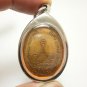 LP SEE 127 YEARS MONK BLESSED IN 1976 COIN BACK YANT BUDDHA THAI AMULET PENDANT