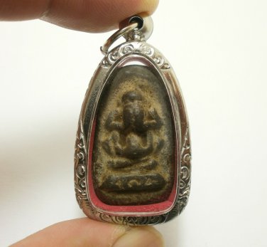 PIDTAWAN BUDDHA BLESS 1960s CLOSE EYES EARS ANUS PIDTA THAI MAGIC AMULET PENDANT