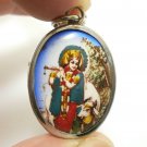 KRISHNA SUPREME GOD OF COMPASSION TENDERNESS & LOVE BLESS PENDANT AMULET LOCKET