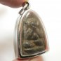 LP SUK PHRA PIDTA CLOSE EYES BUDDHA THAI MAGIC ANTIQUE SOOK AMULET LUCKY PENDANT