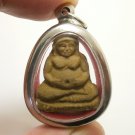 SANGKAJAI LP TOH BLESSED 1977 POO DOT MAGIC HAPPY BUDDHA PENDANT THAI LUCKY GIFT