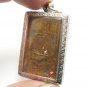 PHRA SOMDEJ RED STONE TAKRUT BLESSED 1967 WAT RAKANG THAI BUDDHA AMULET PENDANT