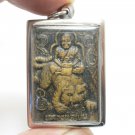 HANUMAN LP PERN RIDE TIGER PENDANT 3 BLESS 1998 MUAY THAI STRONG LIFE PROTECTION