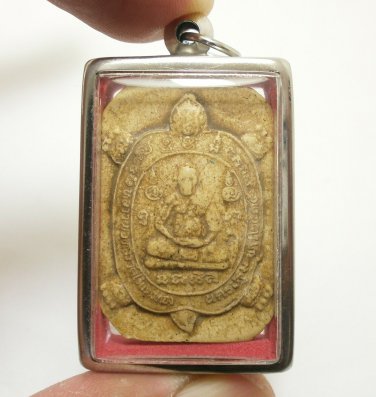 LP LIEW BLESSED 1992 MAGIC TURTLE PENDANT MAGIC THAI AMULET LUCKY RICH SUCCESS