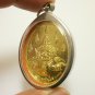 GREEN GARUDA PHAYA KRUT PHRA RAHU OM JUN THAI LOCKET MAGIC PROTECTION PENDANT