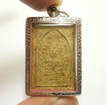100 YEARS PHRA BUDDHA CHINNARAJ LP MON THAI AMULET 1 BLESS 1920 SUCCESS PENDANT
