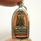 PHRA PIDTA PITTA CLOSE EYES BUDDHA BLEESED 1980S MAGIC YANT METAL AMULET PENDANT