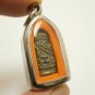 PHRA PIDTA PITTA CLOSE EYES BUDDHA BLEESED 1980S MAGIC YANT METAL AMULET PENDANT