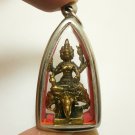 LORD BRAHMA PHRA PHROM TRIMURTI RIDE 4 FACES ERAWAN ELEPHANT HINDU LOCKET AMULET