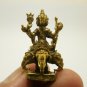 LORD BRAHMA PHRA PHROM TRIMURTI RIDE 4 FACES ERAWAN ELEPHANT HINDU LOCKET AMULET