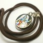 LORD SHIVA MAHADEV OM MAHADEVA GOD SIVA NANDI BLESS 1980s HINDU LOCKET NECKLACE