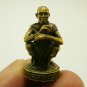 LP KOON THAI MINI STATUE FIGURINE BLESS MULTIPLY MONEY RICH LUCKY BUDDHA AMULET