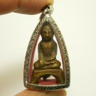 LAOS BUDDHA BLESSED 1920S CHIANGROONG AMULET PENDANT LUCKY  HAPPY HEALING HEALTH