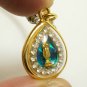 PHRA RUMPUENG PENDANT FOR PERSON BORN FRIDAY BUDDHA THAI LUCKY BLUE LOCKET CHARM