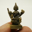 PHRA PHROM ERAWAN MINI AMULET BLESSED LORD BRAHMA GOD OF CREATION HINDU TRIMURTI