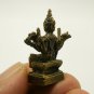 PHRA PHROM ERAWAN MINI AMULET BLESSED LORD BRAHMA GOD OF CREATION HINDU TRIMURTI