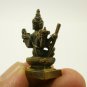 PHRA PHROM ERAWAN MINI AMULET BLESSED LORD BRAHMA GOD OF CREATION HINDU TRIMURTI