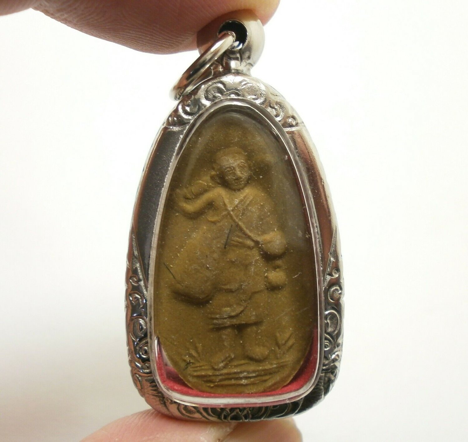 PHRA SIVALI LP TOH BLESSED IN 1978 SIVALEE BUDDHA YANT PENDANT LUCKY ...