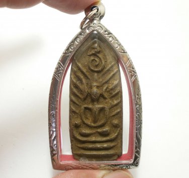 LP BOON BIG PHRA SAMADHI RASAMI MAGIC YANT BUDDHA THAI AMULET 1910s HEAL PENDANT