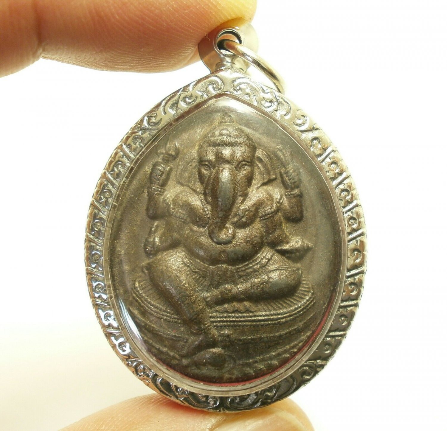 LORD GANESHA PENDANT HINDU GOD OF SUCCESS GANAPATI GANESH DEITY MIRACLE ...