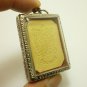 LP KOON BUDDHA SANGKAJAI ON TURTLE THAI AMULET PENDANT MAGIC LUCKY RICH MONEY