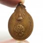 LP WAN SUJINNO COIN BLESSED 1978 BACK KING RAMA 9 SIGN LUCKY THAI AMULET PENDANT