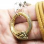 OUROBOROS SNAKE EAT ITS TAIL PENDANT BLESS INFINITY FORTUNE AMULET UROBORUS RING