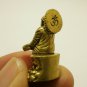 SAI BABA OF SHIRDI MINI STATUE FIGURINE SPIRITUAL MASTER OM BLESSED BRASS AMULET