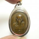 LP EAR POLICE BATCH COIN BLESSED 1974 MAGIC THAI AMULET PROTECTION LUCKY PENDANT