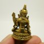 GREEN TARA MINI STATUE FIGURINE MOTHER WISDOM SUCCESS BRASS BLESSED TINY AMULET