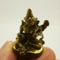 GREEN TARA MINI STATUE FIGURINE MOTHER WISDOM SUCCESS BRASS BLESSED TINY AMULET