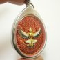 RED GARUDA PHAYA KRUT PHRA RAHU OM JUN THAI BLESS AMULET MAGIC PROTECTION LOCKET