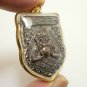 PHRA PIDTA & RAHU OM JUN THAI CLOSE EYE BUDDHA AMULET MAGIC PENDANT LUCKY LOCKET